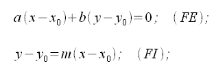 Geometria analitica del piano, equazione retta passante per un punto