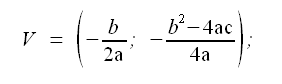 Geometria analitica del piano, parabola, coordinate del vertice