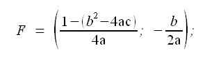 Geometria analitica del piano, parabola, coordinate del fuoco