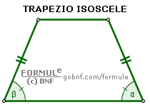 Geometria piana, trapezio isoscele