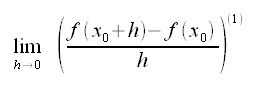 Derivata, rapporto incrementale