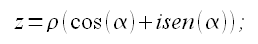 Numeri complessi, Forma trigonometrica