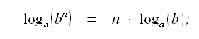 Elementi di algebra, logaritmi, proprieta dei logaritmi, logaritmo di una potenza