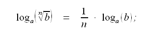 Elementi di algebra, logaritmi, proprieta dei logaritmi, logaritmo di un radice