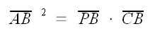 geometria del piano, primo teorema di Euclide, triangolo rettangolo, formule