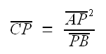 Geometria del piano, secondo teorema di Euclide, triangolo rettangolo, la proiezione dell'altro cateto sull'ipotenusa, formula