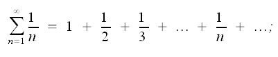 Serie numeriche, serie armonica