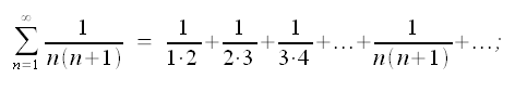 Serie numeriche, serie di Mengoli