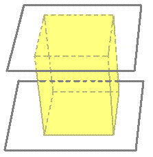 Geometria solida, prisma definito, prisma finito, prisma