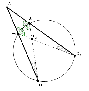 Geometria del piano, circonferenza, secanti da un punto esterno