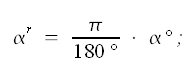 Sistemi di numerazione, conversione gradi in radianti