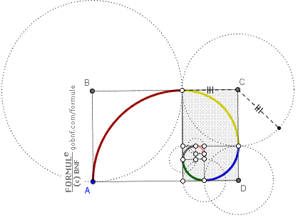 Spirale aurea, rettangolo aureo, secondo passo