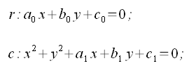 Geometria del piano, equazioni della retta e della circonferenza