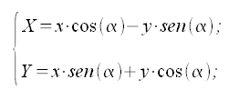 Geometria analitica del piano, rotazione del sistema di riferimento, equazioni rotazione degli assi