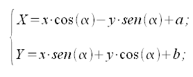 Geometria analitica del piano, rototraslazione del sistema di riferimento, equazioni rototraslazione degli assi