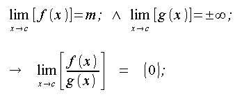 Limiti, operazioni, limite della funzione a + o - infinito e limite della funzione al finito