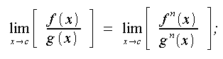 Limiti, forme indeterminate, forme di indecisione, teorema di De L'Hospital, calcolo del limite regola di De L'Hospital