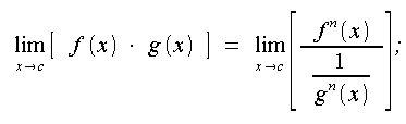 Limiti, forme indeterminate, forme di indecisione, forme indeterminate, teorema di De L'Hospital, calcolo del limite, regola di De L'Hospital