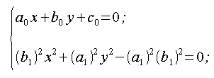 Geometria del piano, sistema equazioni della retta e ellisse