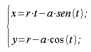 Geometria analitica del piano, curve, trocoide, equazione parametrica, equazione parametrica cartesiana, coordinate cartesiane