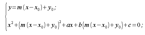 Geometria del piano, sistema, equazioni della retta e circonferenza