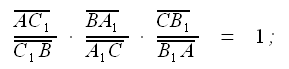 Geometria analitica del piano, triangolo, teorema di Ceva