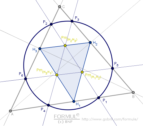 Geometria piana, triangoli, triangolo ortico, cerchio di Lemoine, esagono di Lemoine