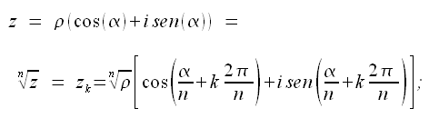 Numeri complessi, n radici n-esime del numero complesso, numeri complessi in forma trigonometrica