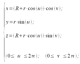 Geometria analitica nello spazio, superfici, toro, torus, equazione parametrica, equazione parametrica toro