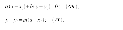 Line through one point