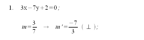 Esercizi, coefficiente angolare della perpendicolare, retta in forma implicita